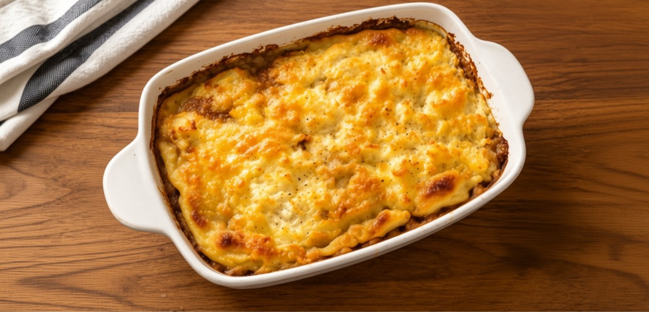 Cottage pie from the Pantry Challenge cookbook